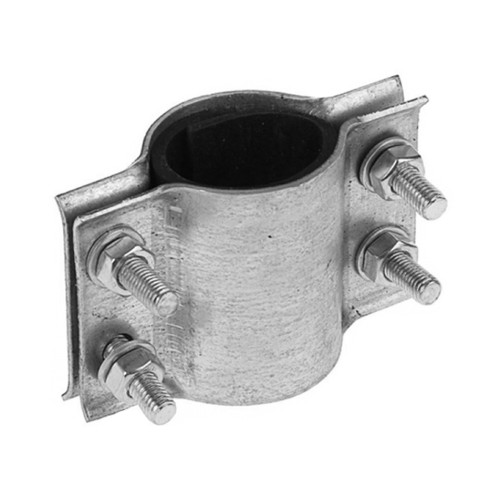 Хомут двухсторонний трубный стальной оцинкованный ККАЗ 25х20 мм