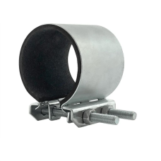 Хомут ремонтный односторонний трубный стальной оцинкованный Сансфера 48х40х70 мм