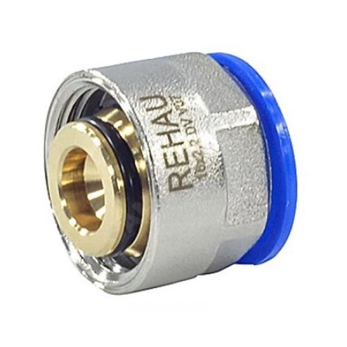 Евроконус латунный Дн 16,2-2,6-3/4" для PE-X труб обжим накидная гайка RAUTITAN stabil Rehau в Нижнем Новгороде