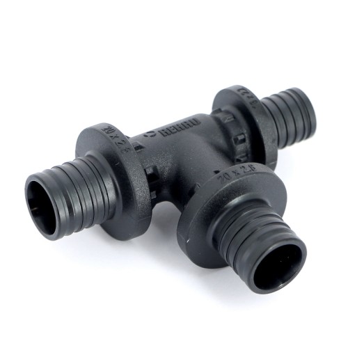 Тройник PPSU для PE-X труб Дн 32-20-25 переходной RAUTITAN PX Rehau в Нижнем Новгороде