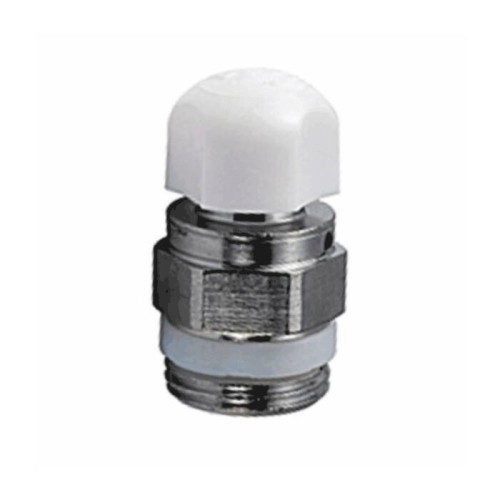 Кран Маевского ручной латунный Ду-15 (1/2") Ру-10 НР (НАР) с колпачком Giacomini R66A в Нижнем Новгороде