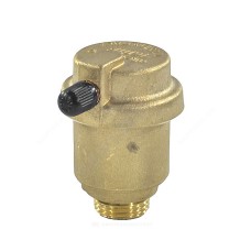 Воздухоотводчик автоматический латунный Ду-10 (3/8") Ру-10 НР (НАР) прямой О-кольцо OR 499