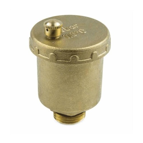 Воздухоотводчик автоматический латунный Ду-15 (1/2") Ру-10 НР (НАР) с запорным клапаном Aquasfera 5001 в Нижнем Новгороде