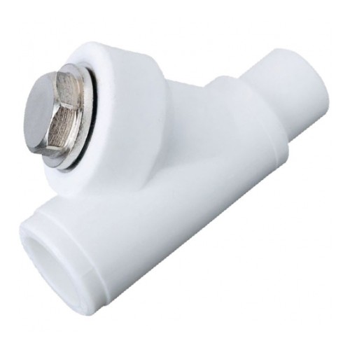 Фильтр PP-R сетчатый белый Дн 20 45гр внутренняя-наружная пайка RTP (РосТурПласт) в Нижнем Новгороде