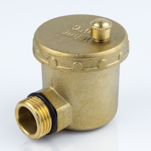 Воздухоотводчик автоматический латунный Ду-15 (1/2") Ру-10 НР (НАР) угловой Aquasfera 5004 в Нижнем Новгороде