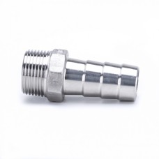 Штуцер нержавеющий под шланг елочка НР Ру 16 AISI 304 25 мм 1"