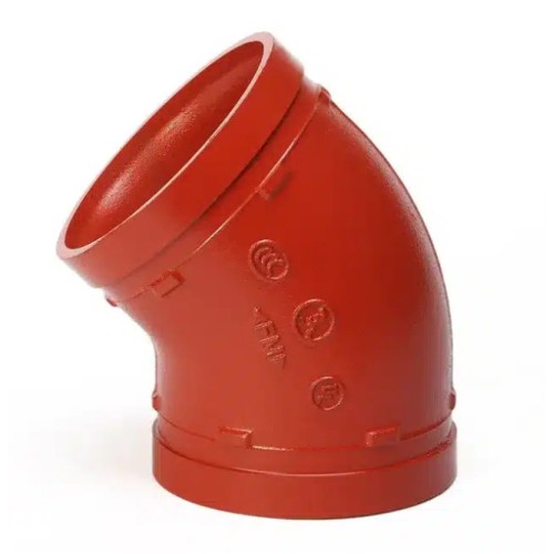 Отвод (колено) 45 градусов под муфту грувлок Ду-65 (Дн 76) Ру-25 XGQT04 в Нижнем Новгороде