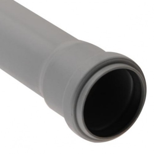 Патрубок канализационный PP-H компенсационный серый Дн 50 б/нап в/к VALFEX в Нижнем Новгороде