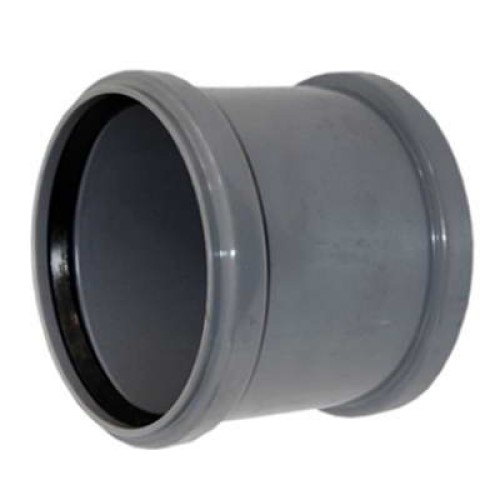 Муфта канализационная PP-H двухраструбная серая Дн 90 б/нап в/к Ostendorf HT HTMM в Нижнем Новгороде