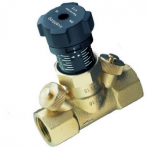 Клапан балансировочный латунный ручной с внутренней резьбой 1,6 МПа Hycocon VTZ Oventrop 20 мм в Нижнем Новгороде