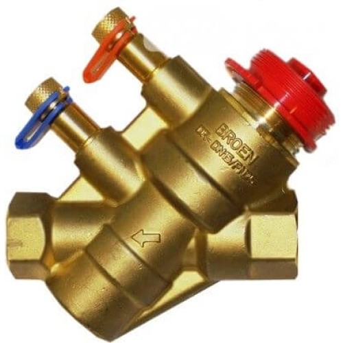 Клапан балансировочный латунный автоматический с внутренней резьбой 2,5 МПа Ballorex Dynamic Broen 32 мм в Нижнем Новгороде