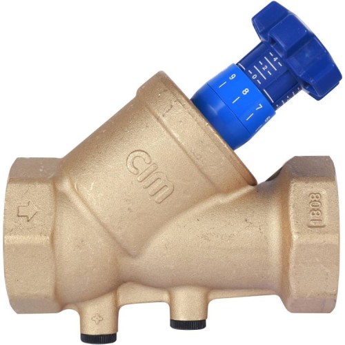 Клапан балансировочный латунный ручной с внутренней резьбой 2,5 МПа BL.220 MVI 25 мм в Нижнем Новгороде