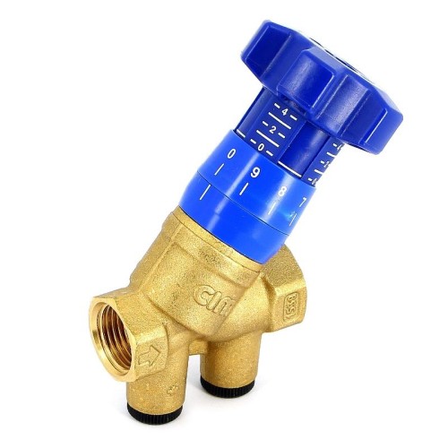 Клапан балансировочный латунный ручной с внутренней резьбой 2,5 МПа CIM 787OT Cimberio 32 мм в Нижнем Новгороде