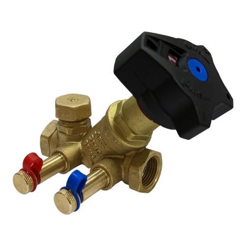 Клапан балансировочный латунный ручной с внутренней резьбой 1,6 МПа STAD.BY-1 Цветлит 25 мм в Нижнем Новгороде