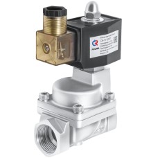 Клапан электромагнитный нержавеющий открытый прямого действия с внутренней резьбой 1,0 МПа 10х68 мм 3/8"