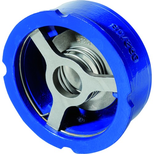 Клапан обратный чугунный осевой пружинный межфланцевый 1,6 МПа NVD-802R Ридан 80 мм в Нижнем Новгороде