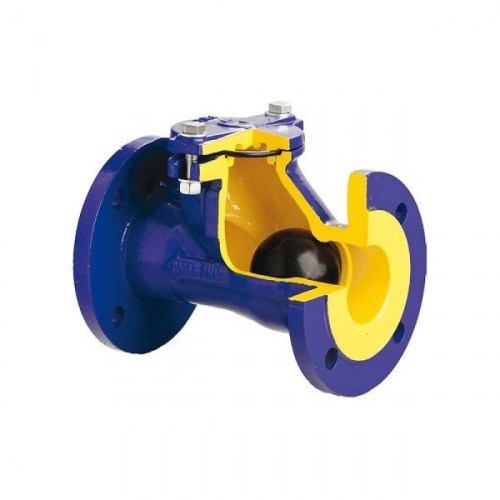 Клапан обратный чугунный Y-тип фланцевый NBR 1,6 МПа D-022 ABRA 40х180 мм в Нижнем Новгороде