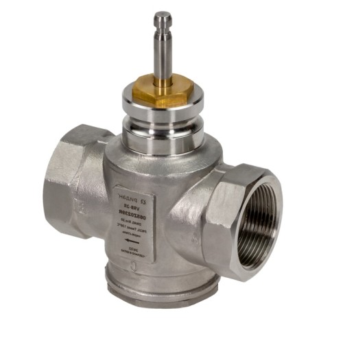 Клапан регулирующий нержавеющий трехходовой с внутренней резьбой 2,5 МПа VRB-3R Ридан 25х90 мм 1" в Нижнем Новгороде