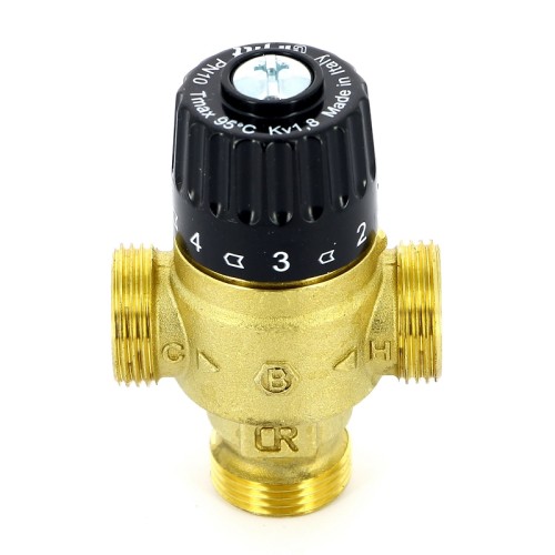 Клапан смесительный бронзовый термостатический с защитой с наружной резьбой 2,0 МПа Brawa-Mix Oventrop 20 мм 1" в Нижнем Новгороде