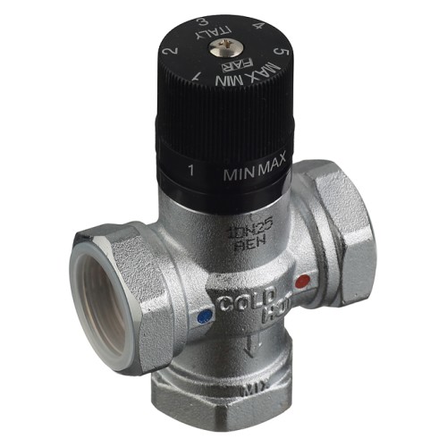 Клапан смесительный латунный термостатический с внутренней резьбой 1,0 МПа TermoFar FAR 20 мм 3/4" в Нижнем Новгороде