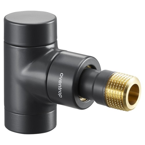 Клапан термостатический угловой Ду-15 (1/2") Ру-10 ВР-НР (ВН-НАР) черный серия E Oventrop в Нижнем Новгороде