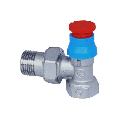 Клапан термостатический угловой Ду-15 Ру-10 ВР (ВН) с преднастройкой R401PTG Giacomini в Нижнем Новгороде