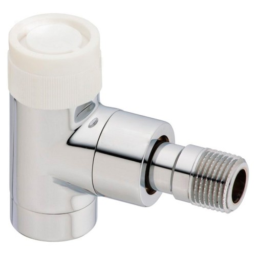 Клапан термостатический угловой Ду-15 (1/2") Ру-10 ВР-НР (ВН-НАР) хром серия E Oventrop в Нижнем Новгороде