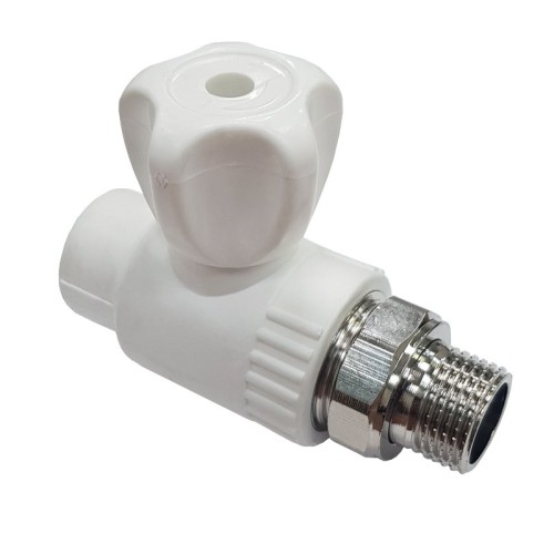 Клапан запорный PP-R наружная резьба 2,5 МПа VALFEX 20 мм 1/2" ГОСТ 32415-2013 в Нижнем Новгороде