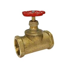 Клапан запорный латунный с внутренней резьбой 1,6 МПа 15б1п Китай 15х39 мм