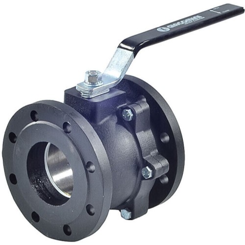 Кран шаровый чугунный фланцевый Ду-50 Ру-16 L=150мм полнопроходной Giacomini R740F в Нижнем Новгороде