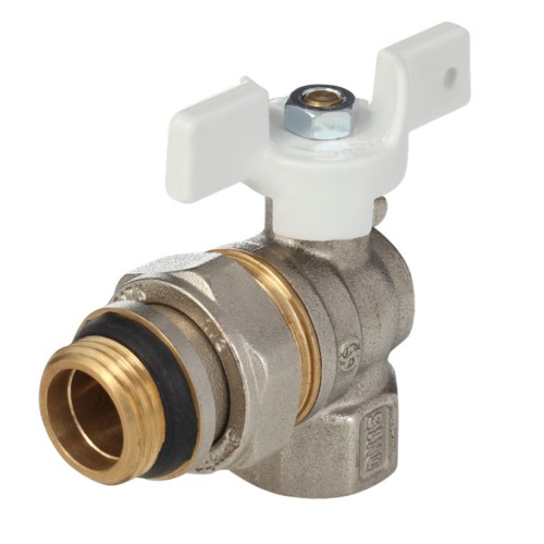 Кран латунный трехходовой стандартнопроходной для манометра НР-накидная гайка Ру 40 Aquasfera 1125 Aquasfera 15 мм 1/2" в Нижнем Новгороде