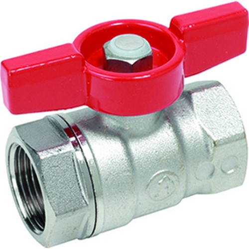 Кран запорный латунный полнопроходной с ручкой-бабочкой ВР (ВН) Ру 35 R851 Giacomini 10х46 мм 3/8" в Нижнем Новгороде