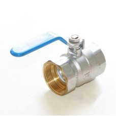 Кран запорный латунный стандартнопроходной с ручкой-рычагом ВР (ВН) Ру 25 Genebre 3028 Genebre 15 мм 1/2"