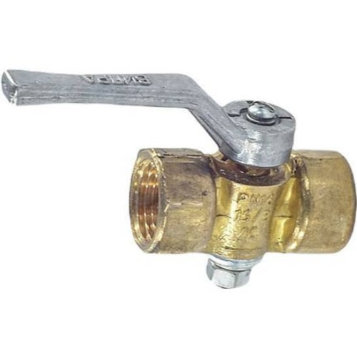 Кран латунный трехходовой стандартнопроходной для манометра без фланца с ручкой ВР-НР Ру 25 Wika 910 Wika 15 мм 1/2" в Нижнем Новгороде