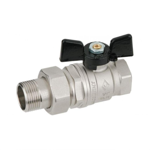 Кран запорный латунный полнопроходной с ручкой-бабочкой ВР-НР Ру 40 Pride LD 15х57 мм 1/2" в Нижнем Новгороде