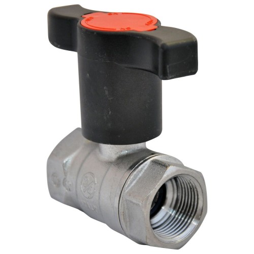 Кран запорный латунный с Т-рукояткой стандартнопроходной ВР-НР Ру 40 Pride LD 15 мм 1/2" в Нижнем Новгороде