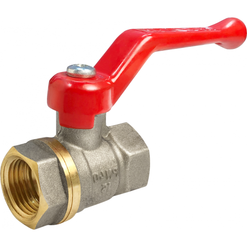 Кран запорный латунный полнопроходной с ручкой-рычагом ВР (ВН) Ру 40 Стандарт 220 ГАЛЛОП 15 мм 1/2" в Нижнем Новгороде