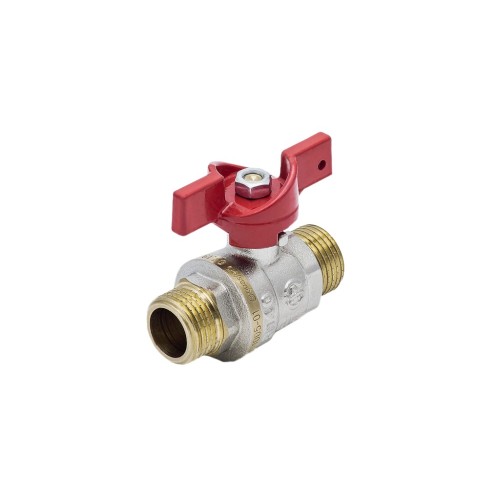 Кран запорный латунный полнопроходной с ручкой-бабочкой ВР-НР Ру 40 BV.514 MVI 15 мм 1/2" в Нижнем Новгороде