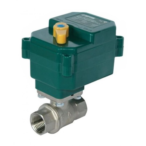 Кран шаровый латунный с электроприводом полнопроходной ВР (ВН) Ру 40 Neptun Bugatti 15 мм 1/2" в Нижнем Новгороде