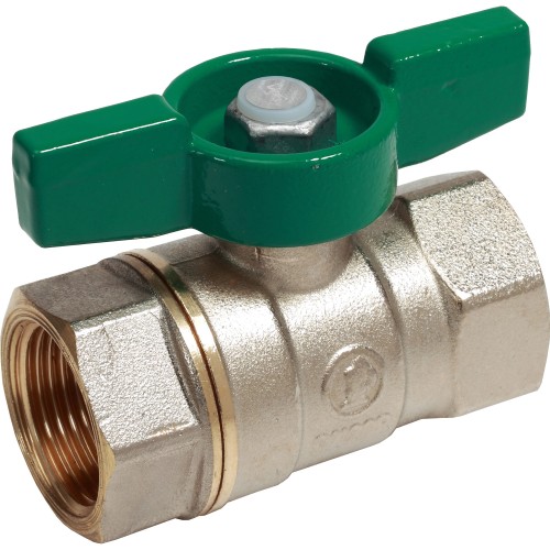 Кран запорный латунный стандартнопроходной с ручкой-бабочкой ВР (ВН) Ру 42 R251W Giacomini 15х56 мм 1/2" в Нижнем Новгороде