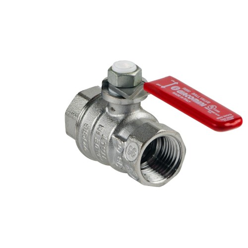 Кран запорный латунный стандартнопроходной с ручкой-рычагом ВР (ВН) Ру 42 R250D Giacomini 15х54 мм 1/2" в Нижнем Новгороде