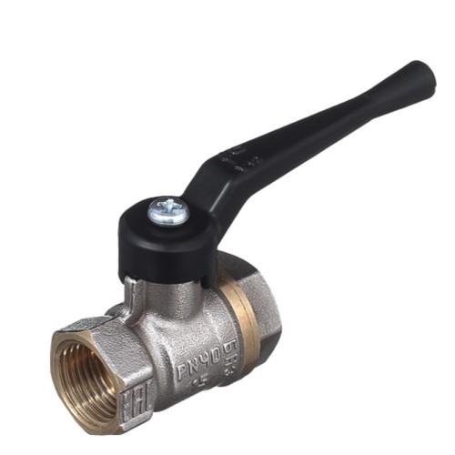 Кран запорный латунный угловой стандартнопроходной с ручкой-рычагом ВР-американка Ру 40 Pride LD 15 мм 1/2" в Нижнем Новгороде