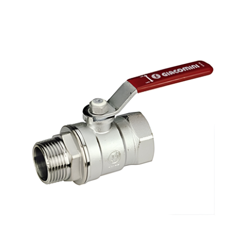 Кран запорный латунный стандартнопроходной с ручкой-рычагом ВР-НР Ру 42 R254DL Giacomini 8х51 мм 1/4" в Нижнем Новгороде