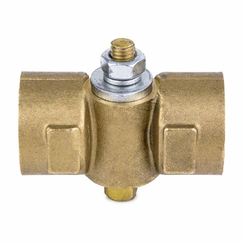 Кран латунный трехходовой стандартнопроходной для манометра без фланца и ручки ВР (ВН) Ру 16 11Б18БК, КПТ ВИПРА 15 мм 1/2" в Нижнем Новгороде