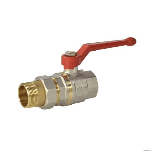 Кран запорный латунный полнопроходной с ручкой-рычагом ВР (ВН) Ру 40 BVR-R Ридан 15 мм 1/2" в Нижнем Новгороде