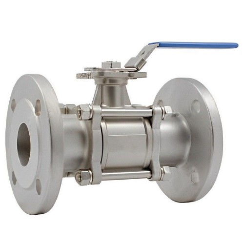 Кран запорный нержавеющий фланцевый полнопроходной ручка-рычаг Ру 40 AISI 316 Rushwork 7528 Rushwork 15х115 мм в Нижнем Новгороде