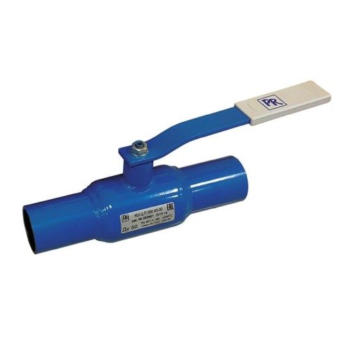 Кран запорный стальной под приварку стандартнопроходной Ст20 КШ.Ф.Р. PR 125х330 мм