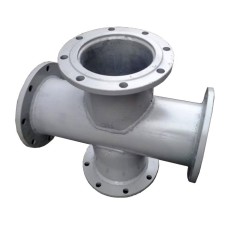 Крест фланцевый КФ Ду 125-125 (450-450) ВЧШГ с ЦПП цинк+AL ГОСТ ISO 2531-2012