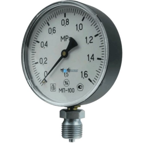 Манометр радиальный диаметр 100мм 0-16 кгс/см2 (0-1,6 МПа) М20х1,5 МП-100 Завод теплотехнических приборов в Нижнем Новгороде