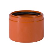 Переход НПВХ (ПВХ) Дн 110 коричневый безнапорный на раструб керамической трубы Ostendorf KGUSM